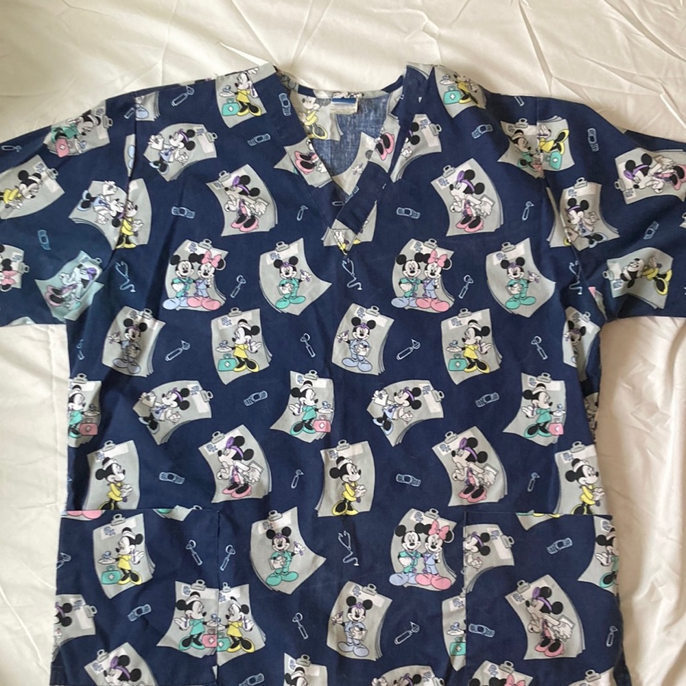 Size Large Disney Scrub Top
